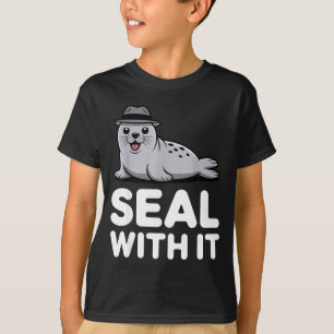 Cute Seal Costume For Men Women Kids Ocean Animal  T-Shirt