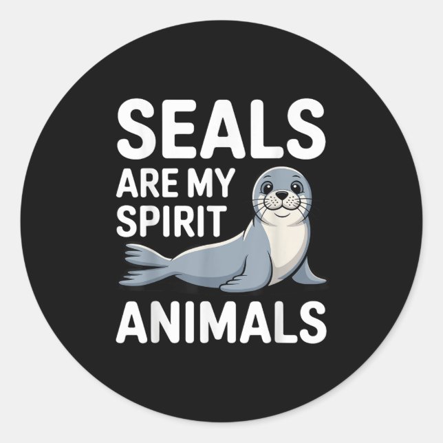 Cute Seal Design For Men Women Kids Ocean Animal S (Front)