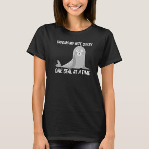 Cute Seal For Men Dad Boys Sea Lion Zoo Animal T-Shirt