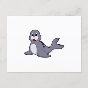 Cute Seal Postcard