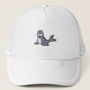 Cute Seal Trucker Hat