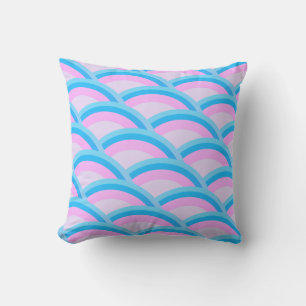 Cute Seamless Circle Pattern Throw Pillow