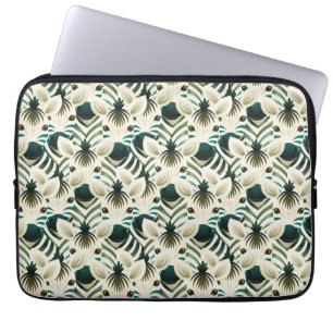 Cute seamless zebra. laptop sleeve