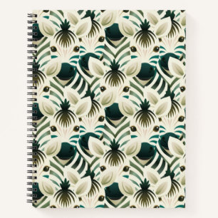 Cute seamless zebra. notebook