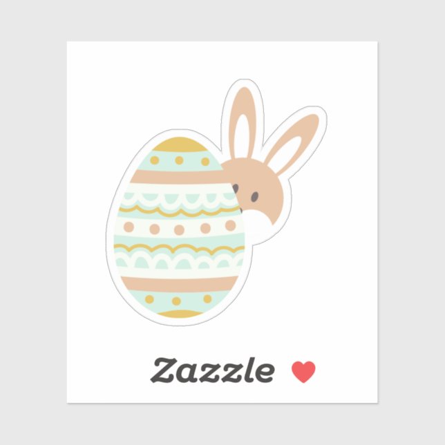 Cute Secret Rabbit For Easter Day (Sheet)