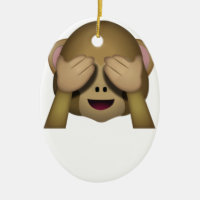 Cute See No Evil Monkey Emoji