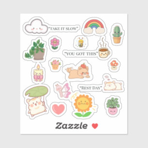 Cute Self Care Stickers