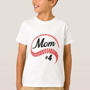 Cute Sell Softll #4 Sell Mom Mother's Day Gameday T-Shirt
