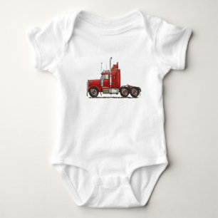 Cute Semi-Cab Baby Bodysuit