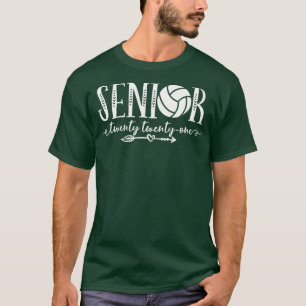 Cute Senior 2021 Volleyball Team Twenty Twenty T-Shirt