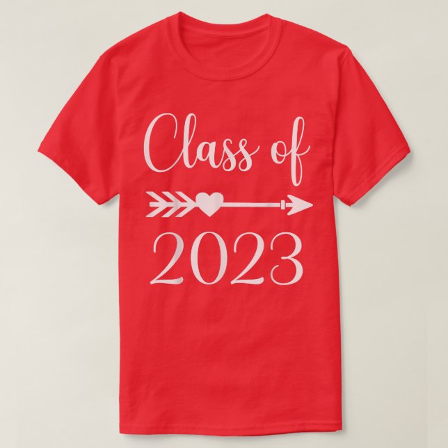 Cute Senior Class Of 2023  T-Shirt (Design Front)