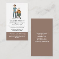 Cute Senior Companion or Elderly Caregiver