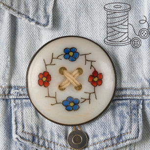 Cute Sewing Button Button