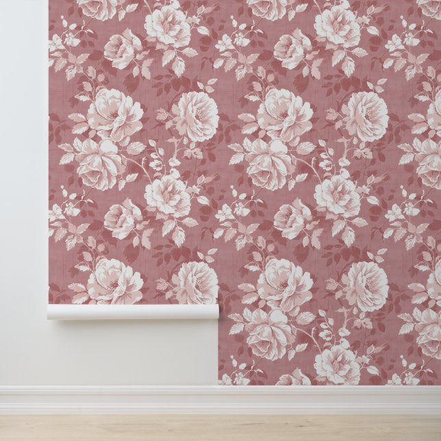 Cute Shabby Chic Floral Wallpaper (Application)