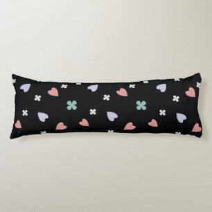 Cute Shamrock Hearts Lucky Love Pattern Body Pillow