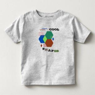 Cute Shapes Toddles Grey Toddler T-shirt