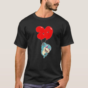 Cute Shark Child - 20Th Birthday - Kids Balloon Pa T-Shirt