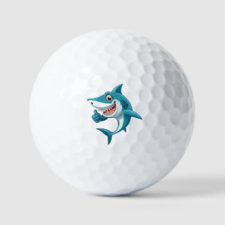 Cute shark golf balls