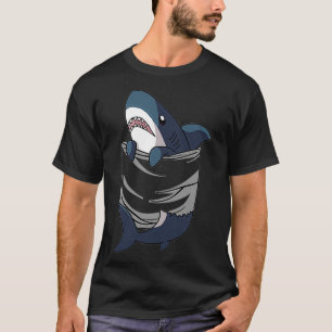 Cute Shark In Pocket Shark lover gifts T-Shirt