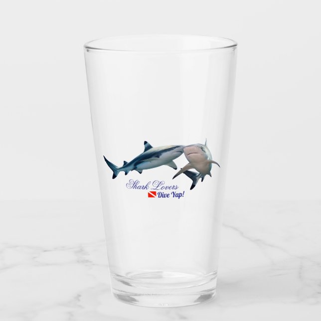 Cute Shark lovers Shot Glass (Front)