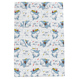 Cute Shark  Medium Gift Bag