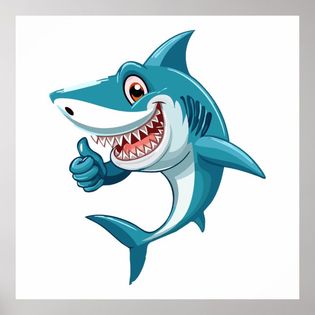 Cute shark poster (Front)