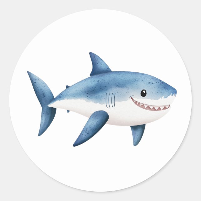 Cute Shark Stickers (Front)