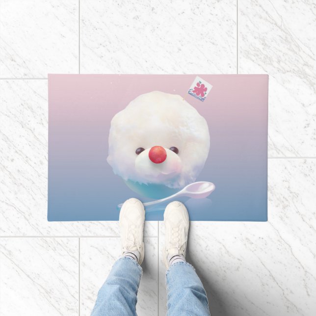 Cute Shaved Ice Dog Doormat (Indoor)