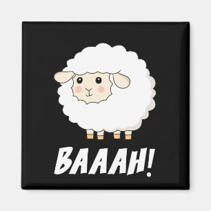 Cute Sheep Baah Magnet