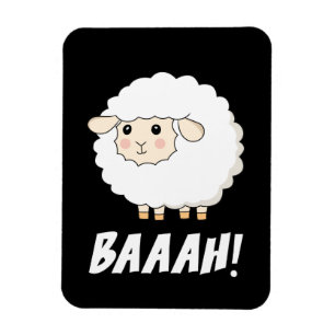 Cute Sheep Baah Magnet