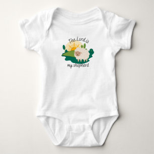 Cute Sheep Bible Quote  Baby Bodysuit