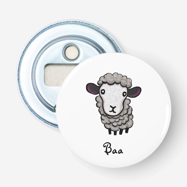 cute sheep bottle opener (Front)