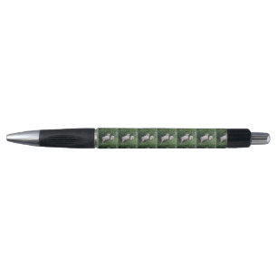 Cute Sheep Eating Leaves Pen