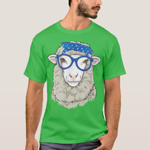 Cute Sheep Farmer Animal Farm T-Shirt