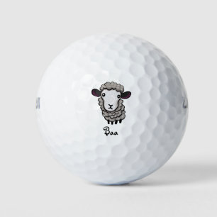 cute sheep golf balls