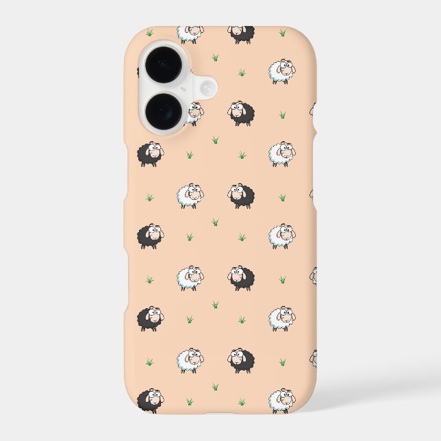 Cute Sheep Lamb Pattern (Back)