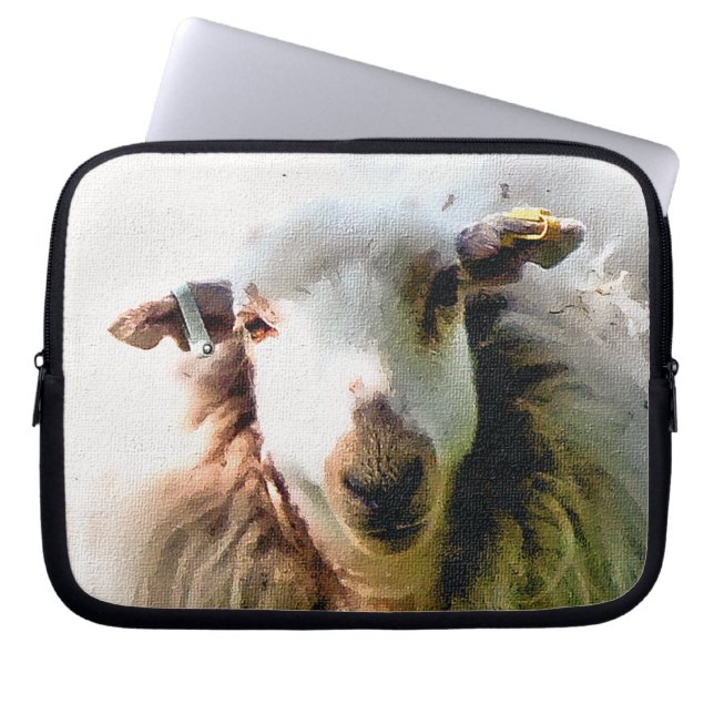 CUTE SHEEP LAPTOP SLEEVE (Front)