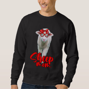 Cute Sheep Mom Farmer Motheru2019s Day Sweatshirt