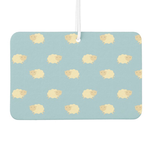 Cute Sheep Pattern Car Air Freshener (Front)