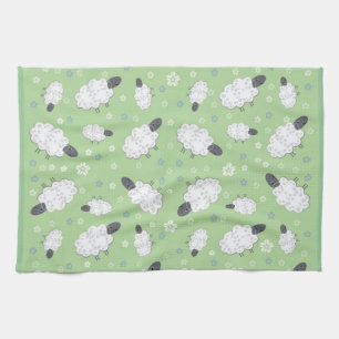 Cute Sheep Placemat Kitchen Towel