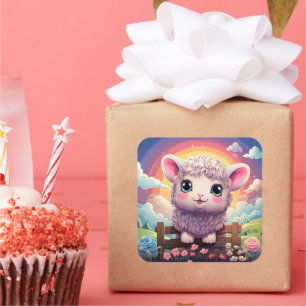 Cute sheep sticker