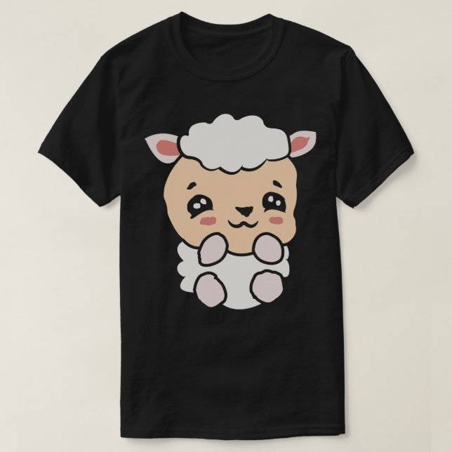 Cute Sheep T-Shirt (Design Front)
