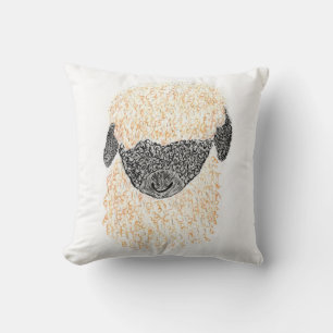 Cute Sheep Throw Pillow