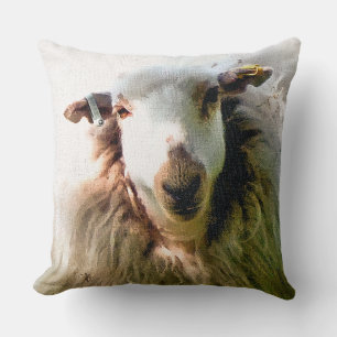 CUTE SHEEP THROW PILLOW