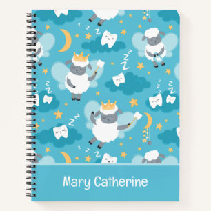 Cute Sheep Tooth Fairy Dentist Hygienist  Notebook