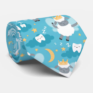 Cute Sheep Tooth Fairy Dentist Hygienist  Tie