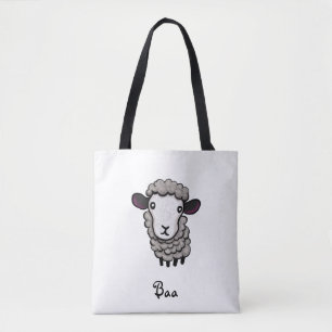 cute sheep tote bag