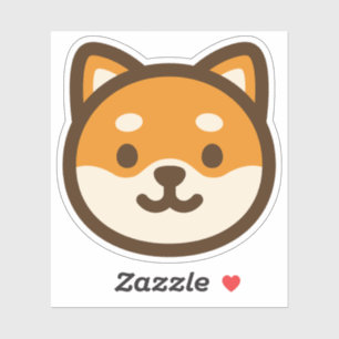 Cute Shiba Inu Dog Face