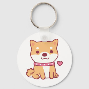Cute Shiba Inu Dog Keychain