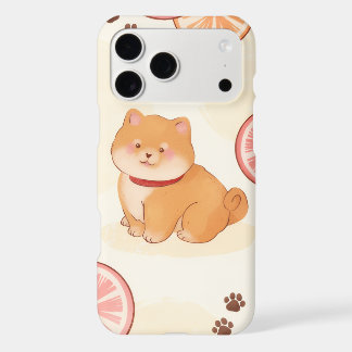 Cute Shiba Inu Dog & Pink Citrus Art